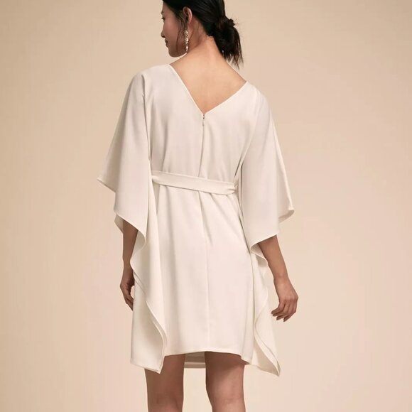 Anthropologie x BHLDN Aidan Mattox Riviera Kaftan Embellished Mini Dress Size 6 - Picture 3 of 10